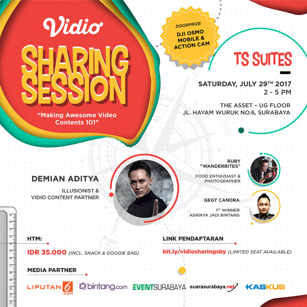 Demian Akan Hadir di Vidio Sharing Session “Making Awesome Video ...